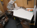 Z Shaped Poly Top Prep Table