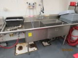 3 Basin Wash Sink With Sanitization System