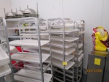 Lot Of 5 Meat Racks With Trays