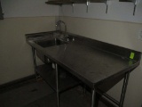 Stainless Steel Table with Sink