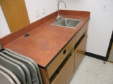 4ft Wooden Cabinet with Sink