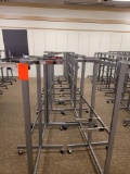Chrome 6 Way Multiuse Racks On Wheels