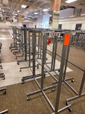 Chrome 6 Way Multiuse Racks On Wheels