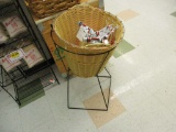 5 Baskets with Stands