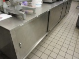 Stainless Steel Counter Height Cabinet