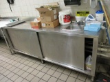 Stainless Steel Cabinet with Integrated Sink