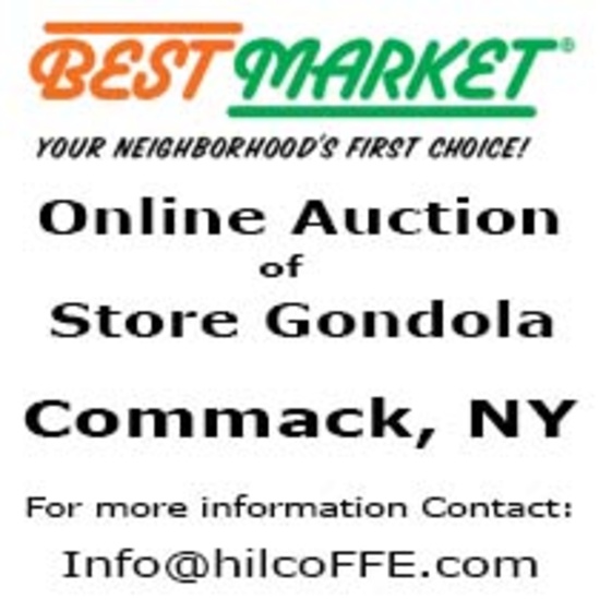 Best Market - Commack, NY - Online GONDOLA Auction