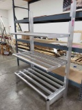 Aluminum Cantilever Shelf w/3 shelves - New
