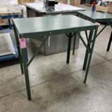 Green Metal Table