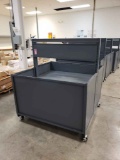 Metal Dump Bin w/adjustable 22