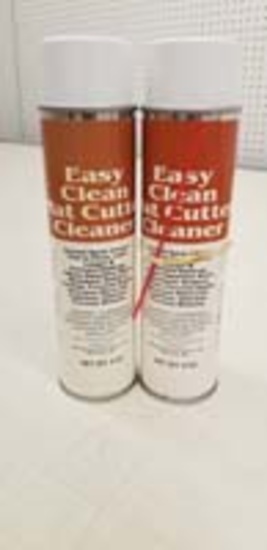 2 Spray cans of Easy Clean Mat Cutter Cleaner