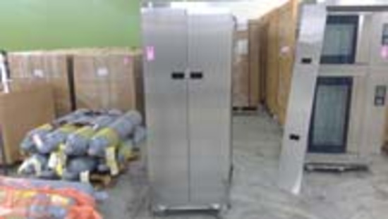 18"d x 29"w x 76"h SS Loading rack