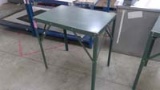 Green Metal Table
