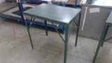 Green Metal Table