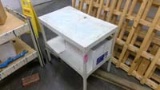 White Metal Table