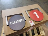 Hanging Checkout Signs