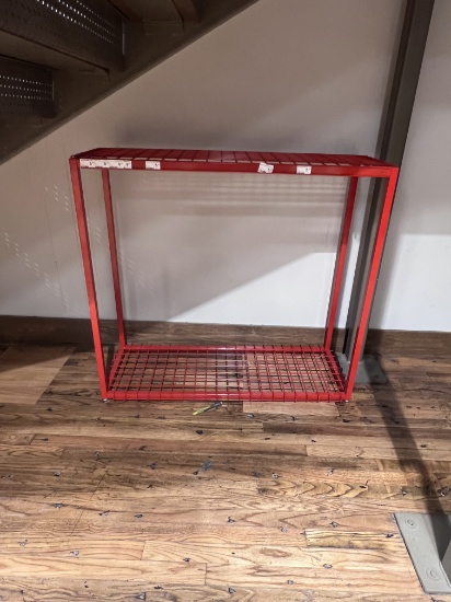 A Metal Shelving Unit