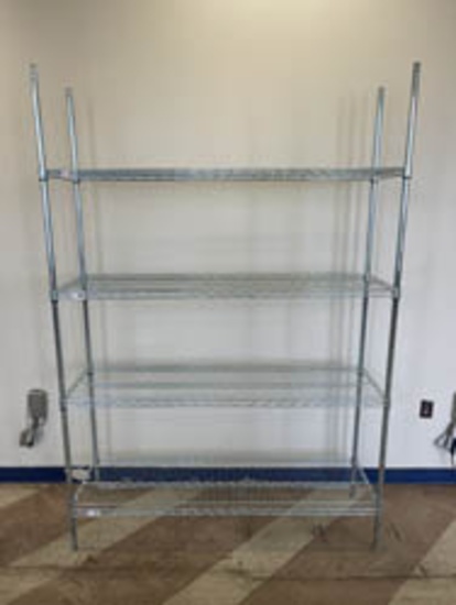 60" Focus Foodservice Chrome Shelves