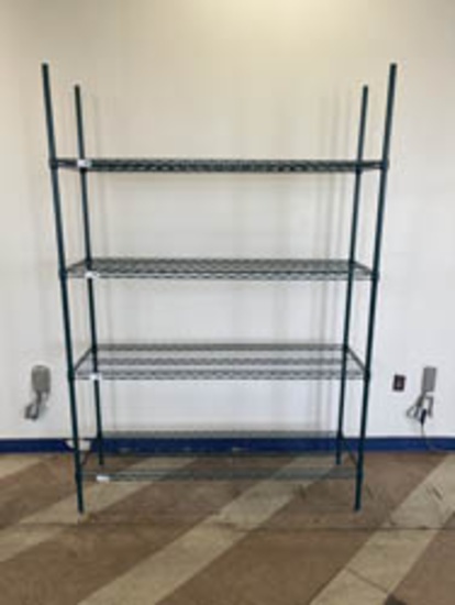 48" Focus Foodservice Shelving Kit - Black