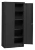 Black Steel Snapit Storage Cabinet