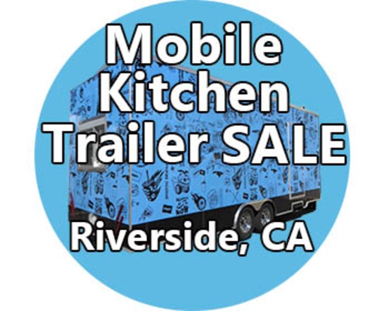 Single Mobile Kitchen Trailer SALE