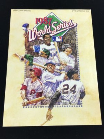 1987 WORLD SERIES PROGRAM