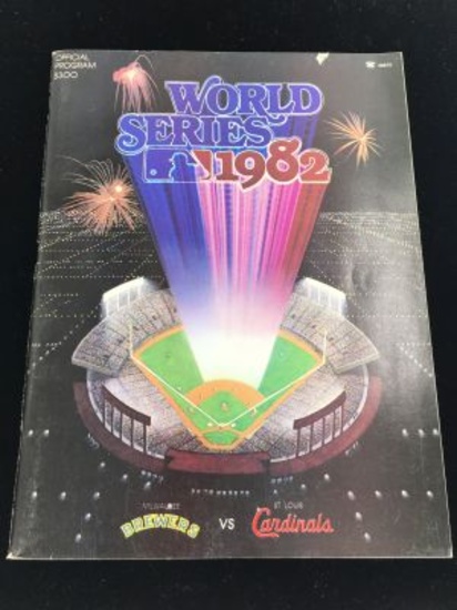 1982 WORLD SERIES PROGRAM