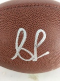 LARRY JOHNSON AUTOGRAPHED FOOTBALL