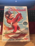 1964 CARDS VS NEW YORK SCORECARD