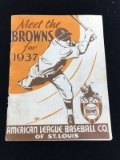 1937 STL. BROWNS BOOKLET