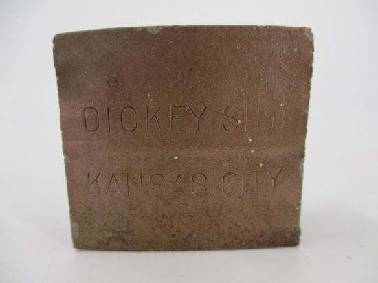 Dickey Clay Advertising Paperweight Brick