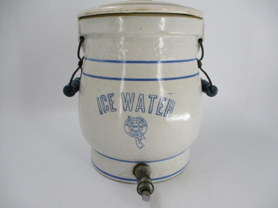 3 Gal. Buckeye Pottery Blue Ribbon Water Cooler