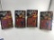 4 ROBO COP ACTION FIGURES AS IS CONDITION