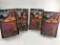 4 ROBO COP ACTION FIGURES AS IS CONDITION