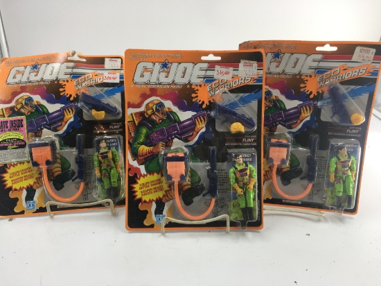 3 GI JOE ECO WARRIORS IN GOOD SHAPE