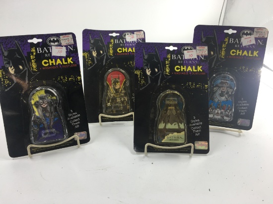 4 BATMAN CHALK ITEMS