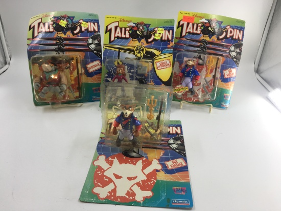 4 TALE SPIN ACTION FIGURES
