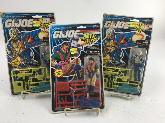 3 GI JOE ACTION FIGURES