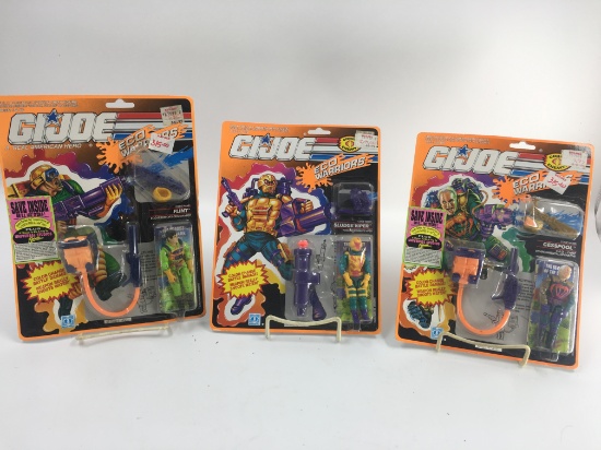 3 GI JOE ECO WARRIORS IN GOOD SHAPE