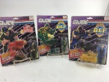 3 GI JOE DEF FORCE WARRIORS IN GOOD SHAPE