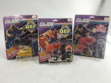 3 GI JOE DEF FORCE WARRIORS IN GOOD SHAPE