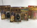 4 ACTION FIGURES BATMAN IS PACKAGED UPSIDE DOWN!!!!!