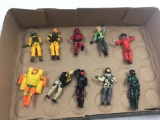 10 LOOSE GI JOE ACTION FIGURES