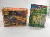 TMNT ACTION FIGURE WITH SMOGCYCLE NEVER BEEN OPENED
