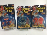 3 FANTASTIC FOUR ACTION FIGURES