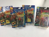 4 X-MEN ACTION FIGURES