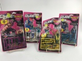 4 GI JOE NINJA FORCE ACTIONS FIGURES