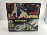 2 BATMOBILES WITH CONDITION ISSUES ON BOXES NEVER BEEN OPENED