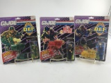 3 GI JOE DEF FORCE WARRIORS IN GOOD SHAPE