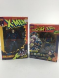 2 LARGER X-MEN ACTION FIGURES